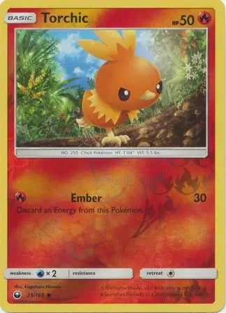Celestial Storm Torchic #25/168 reverse holo