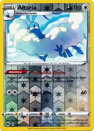 Champion’s Path Altaria #49/73 reverse holo