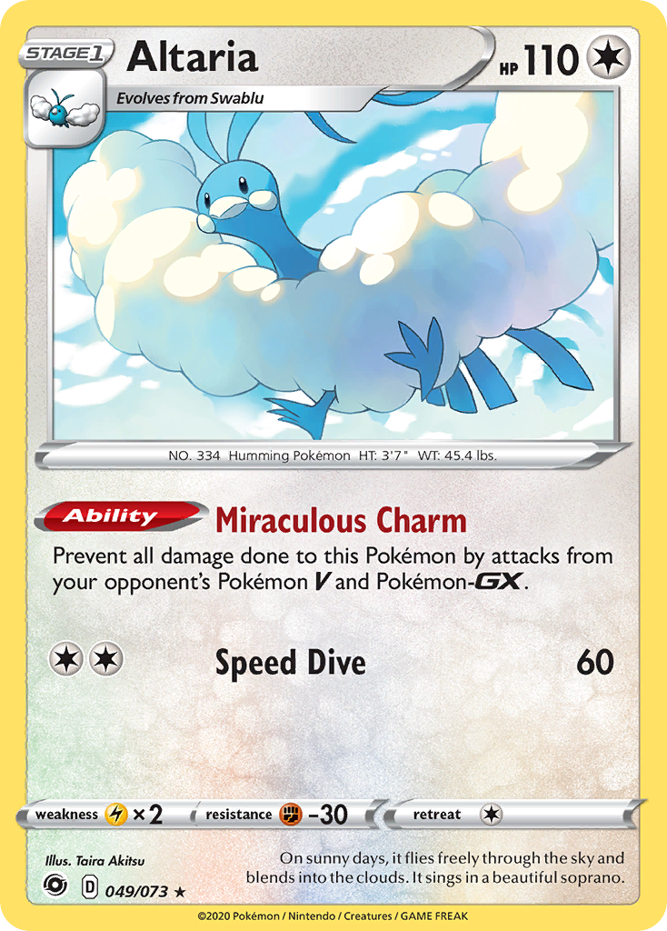 Champion’s Path Holo Altaria #49/73