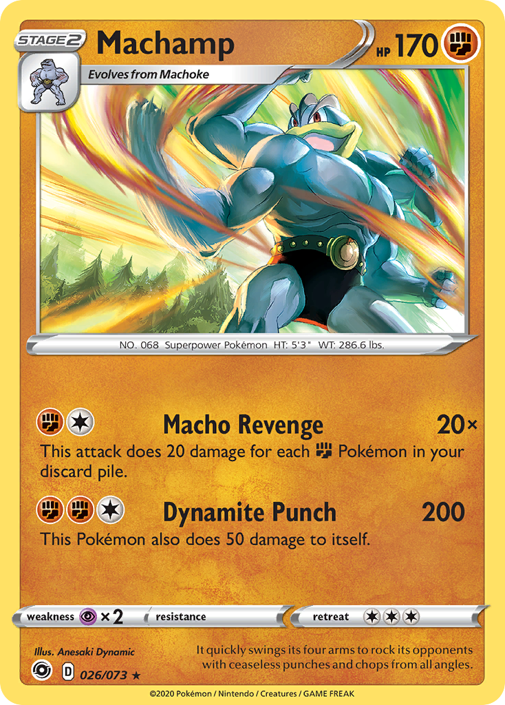 Champion’s Path Holo Machamp #26/73