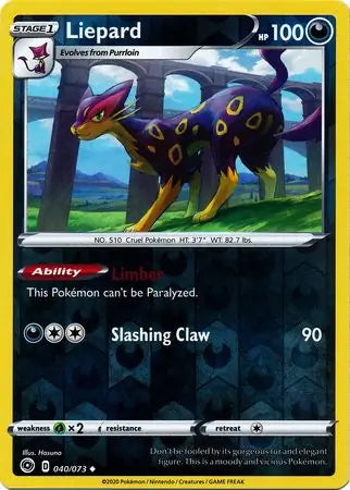 Champion’s Path Liepard #40/73 reverse holo