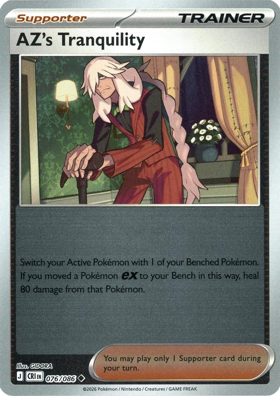 Chaos Rising AZ's Tranquility #076/86 reverse holo