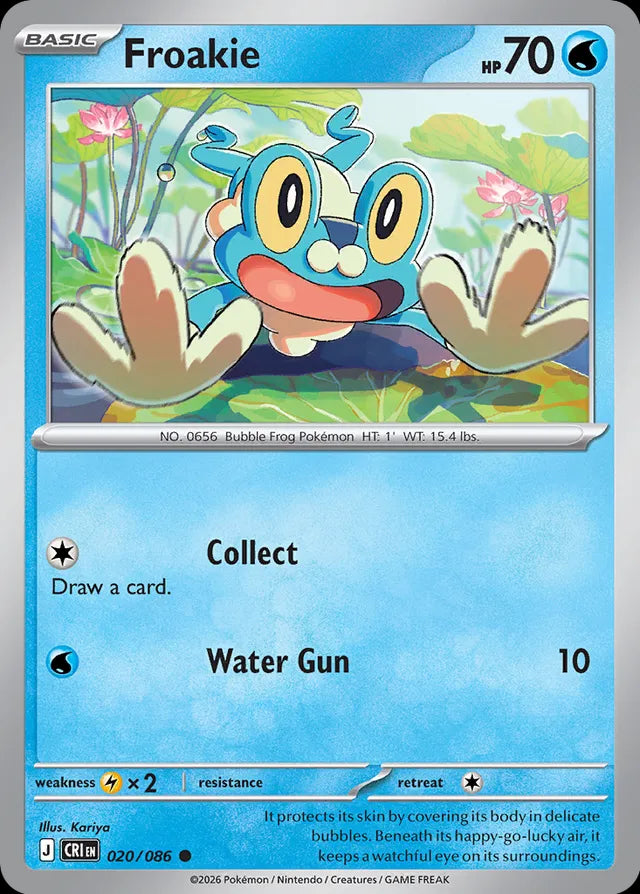 Chaos Rising Froakie #020/86