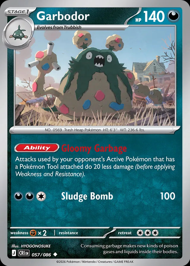 Chaos Rising Garbodor #057/86