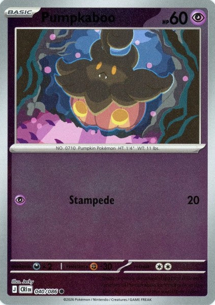 Chaos Rising Pumpkaboo #040/86 reverse holo