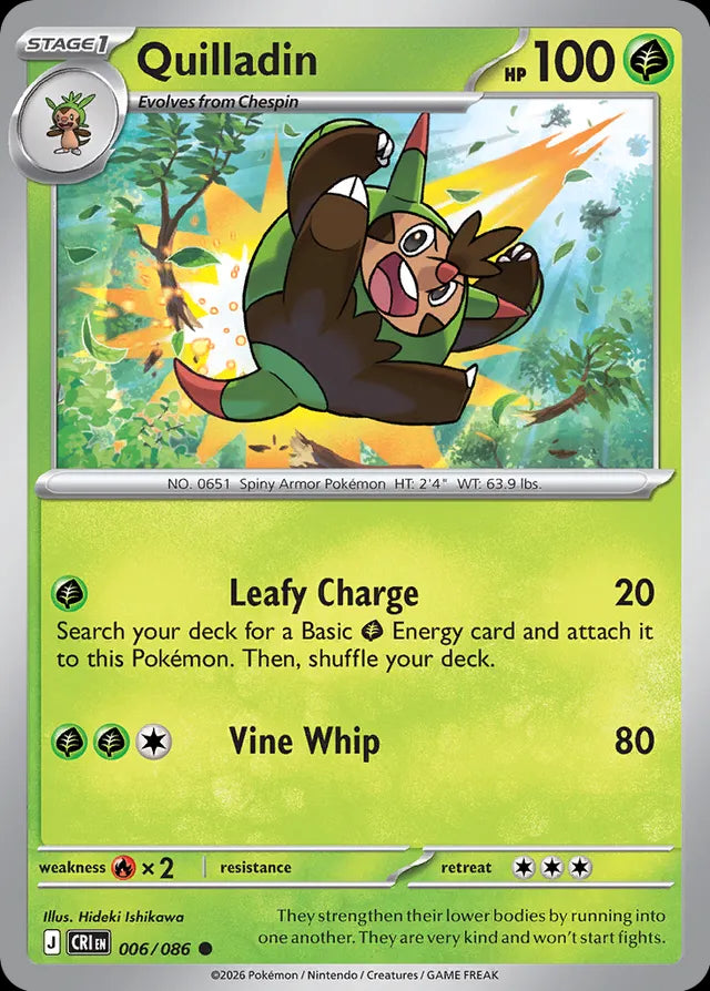 Chaos Rising Quilladin #006/86
