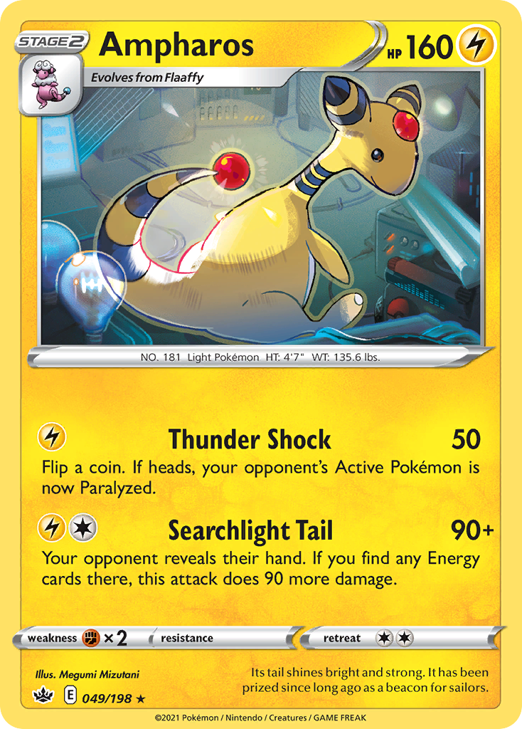 Chilling Reign Ampharos #49/198