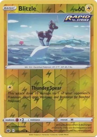 Chilling Reign Blitzle #50/198 reverse holo