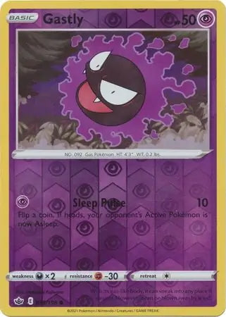 Chilling Reign Gastly #55/198 reverse holo