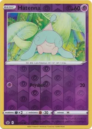Chilling Reign Hatenna #71/198 reverse holo
