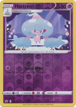 Chilling Reign Hattrem #72/198 reverse holo