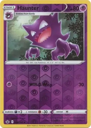 Chilling Reign Haunter #56/198 reverse holo