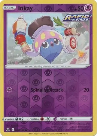 Chilling Reign Inkay #69/198 reverse holo