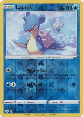 Chilling Reign Lapras #29/198 reverse holo