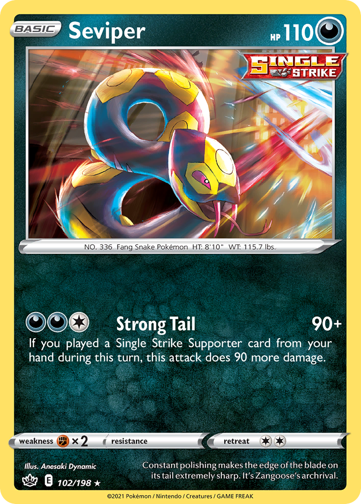 Chilling Reign Seviper #102/198