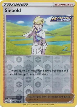 Chilling Reign Siebold #153/198 reverse holo