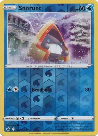 Chilling Reign Snorunt #35/198 reverse holo