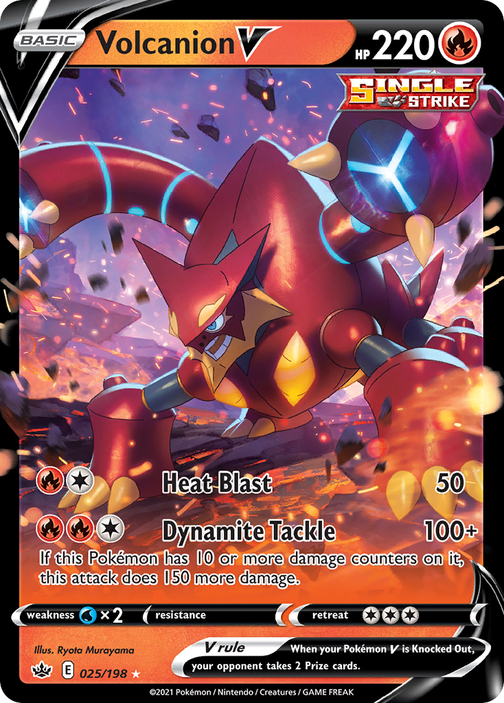 Chilling Reign Volcanion V #25/198