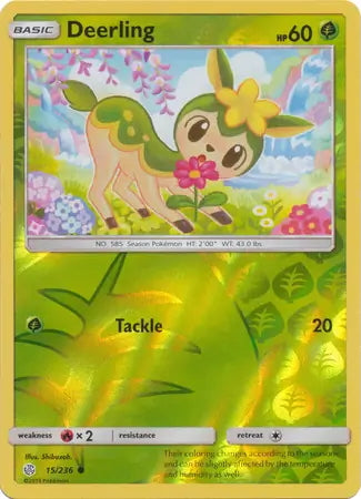 Cosmic Eclipse Deerling #15/236 reverse holo