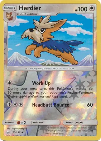 Cosmic Eclipse Herdier #175/236 reverse holo