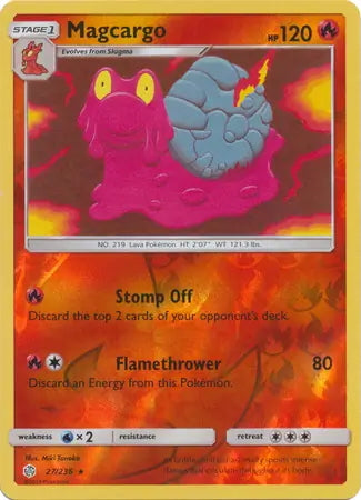 Cosmic Eclipse Magcargo #27/236 reverse holo
