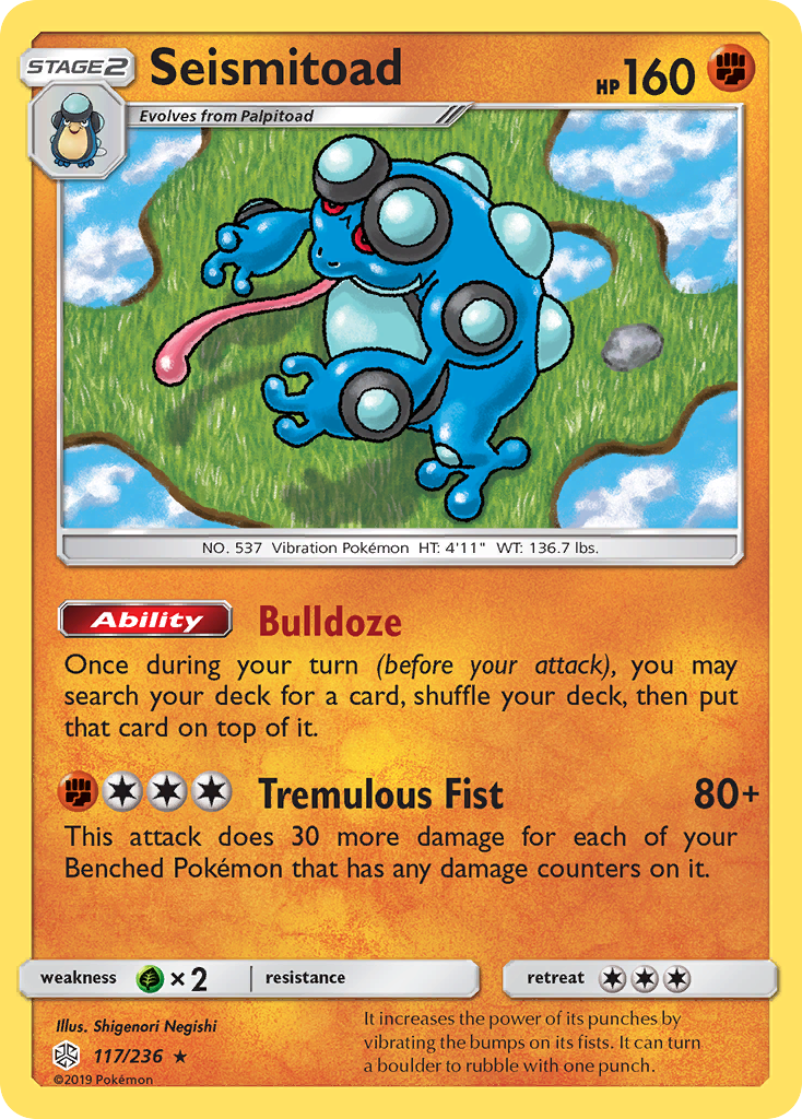 Cosmic Eclipse Seismitoad #117/236