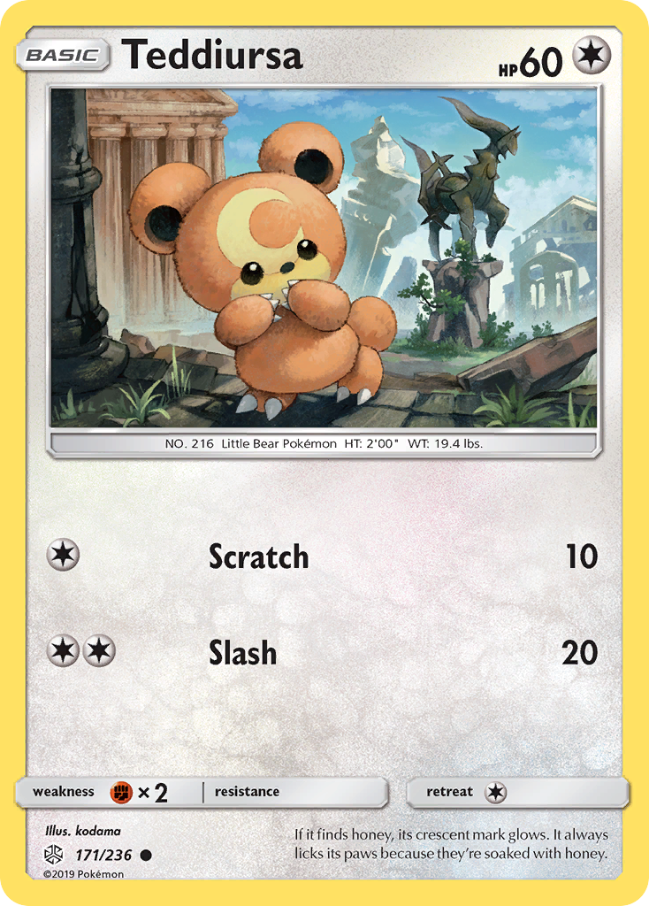 Cosmic Eclipse Teddiursa #171/236