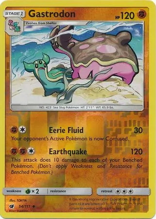 Crimson Invasion Gastrodon #54/111 reverse holo