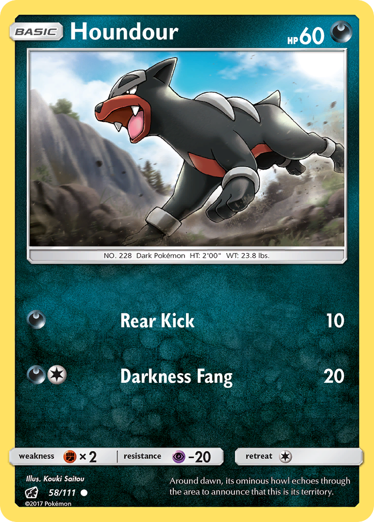 Crimson Invasion Houndour #58/111