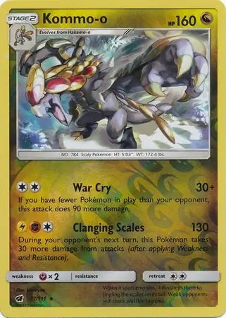 Crimson Invasion Kommo-o #77/111 reverse holo