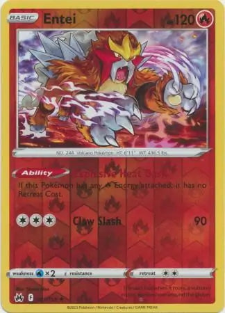 Crown Zenith Entei #21/159 Reverse Holo