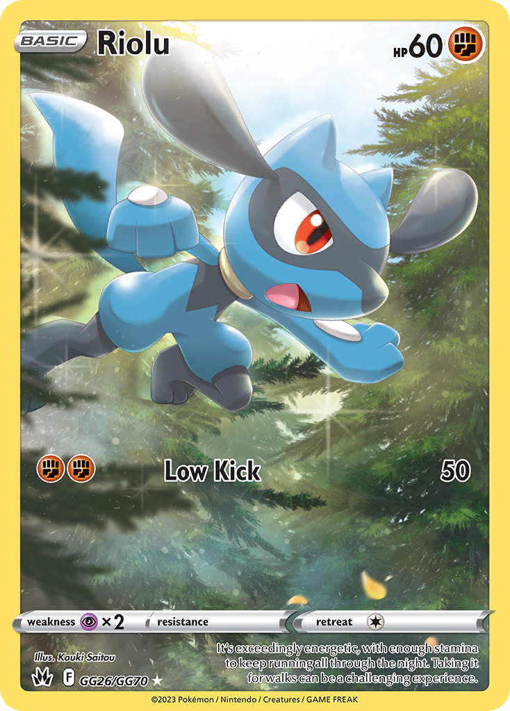 Crown Zenith Galarian Gallery Riolu #GG26/70