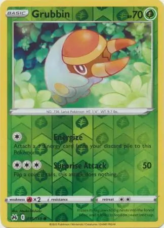 Crown Zenith Grubbin #15/159 reverse holo