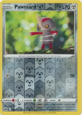 Crown Zenith Pawniard #92/159 reverse holo