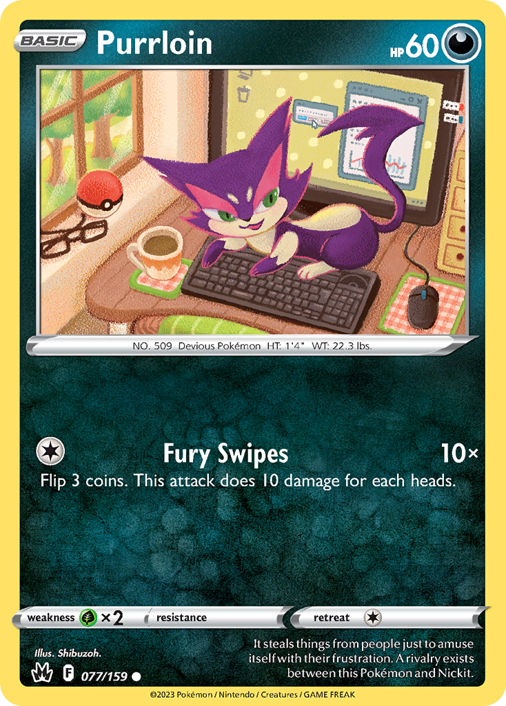 Crown Zenith Purrloin #77/159