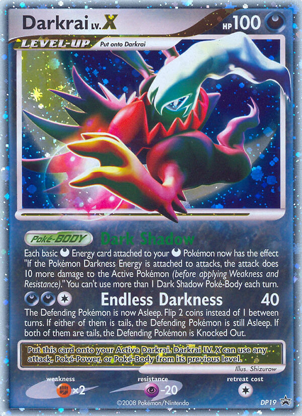 DP Black Star Promo Darkrai LV.X #19