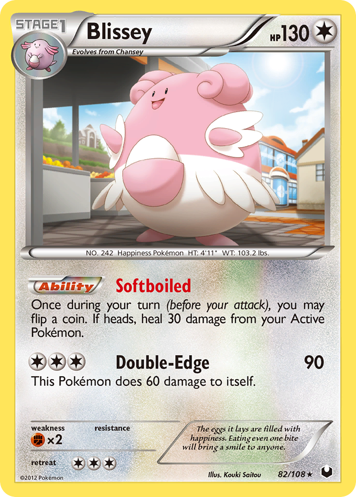 Dark Explorers Non - Holo Blissey #82/108