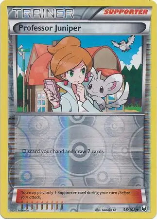 Dark Explorers Professor Juniper #98/108 reverse holo