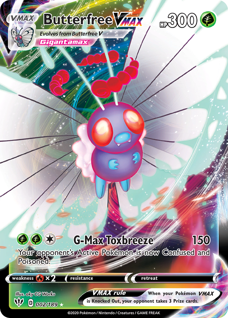 Darkness Ablaze Butterfree VMAX #2/189