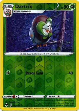 Darkness Ablaze Dartrix #12/189 reverse holo
