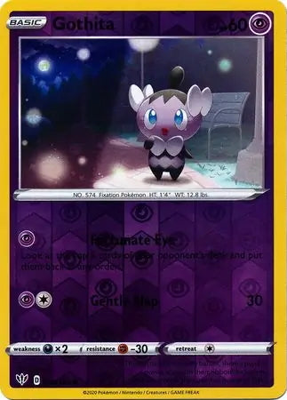 Darkness Ablaze Gothita #73/189 reverse holo