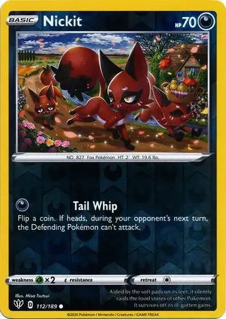 Darkness Ablaze Nickit #112/189 reverse holo