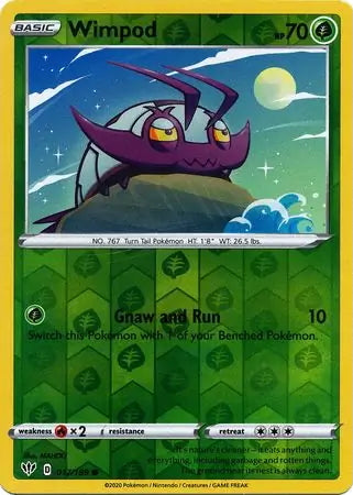 Darkness Ablaze Wimpod #17/189 reverse holo