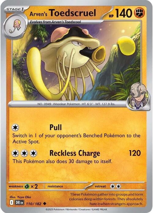 Destined Rivals Arven's Toedscruel #110/182