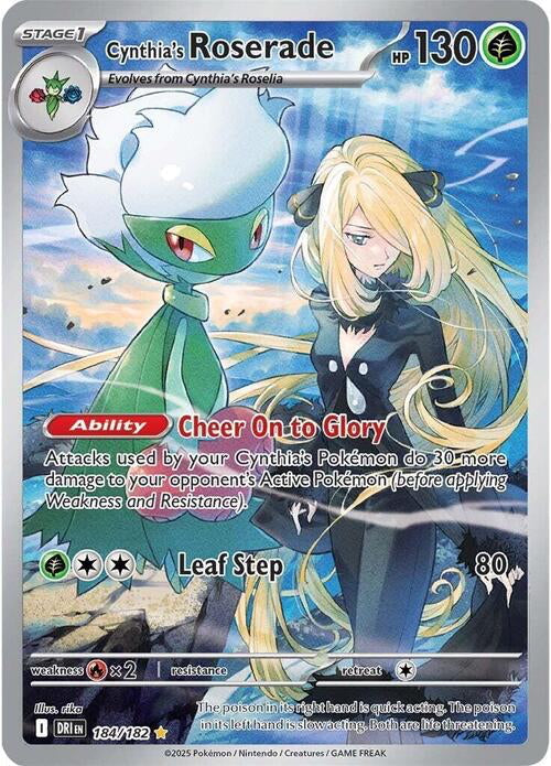 Destined Rivals Cynthia's Roserade #184/182