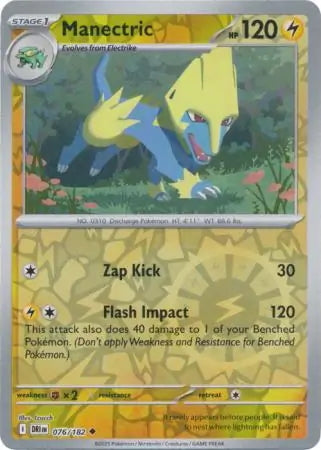 Destined Rivals Manectric #76/182 reverse holo
