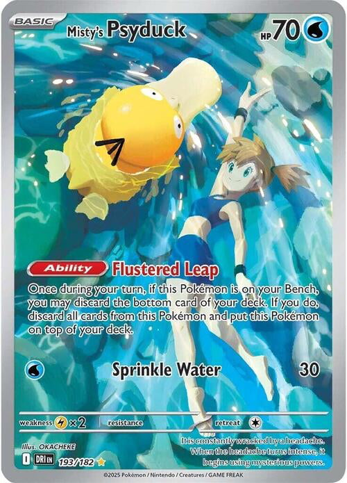Destined Rivals Misty's Psyduck #193/182