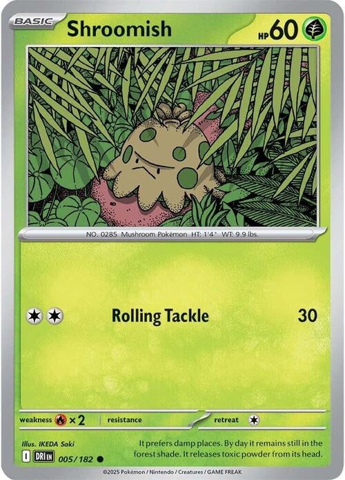 Destined Rivals Shroomish #5/182