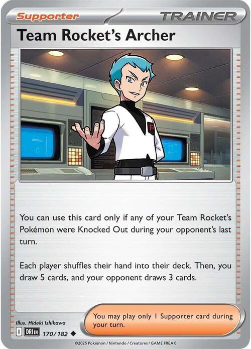 Destined Rivals Team Rocket's Archer #170/182
