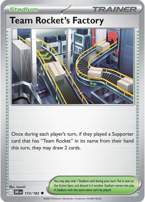 Destined Rivals Team Rocket's Factory #173/182